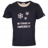 Grand Dog t-shirt, No friends on powderdays, marine