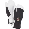 Guantes de esquí Hestra Army Leather Patrol 3 dedos, negros