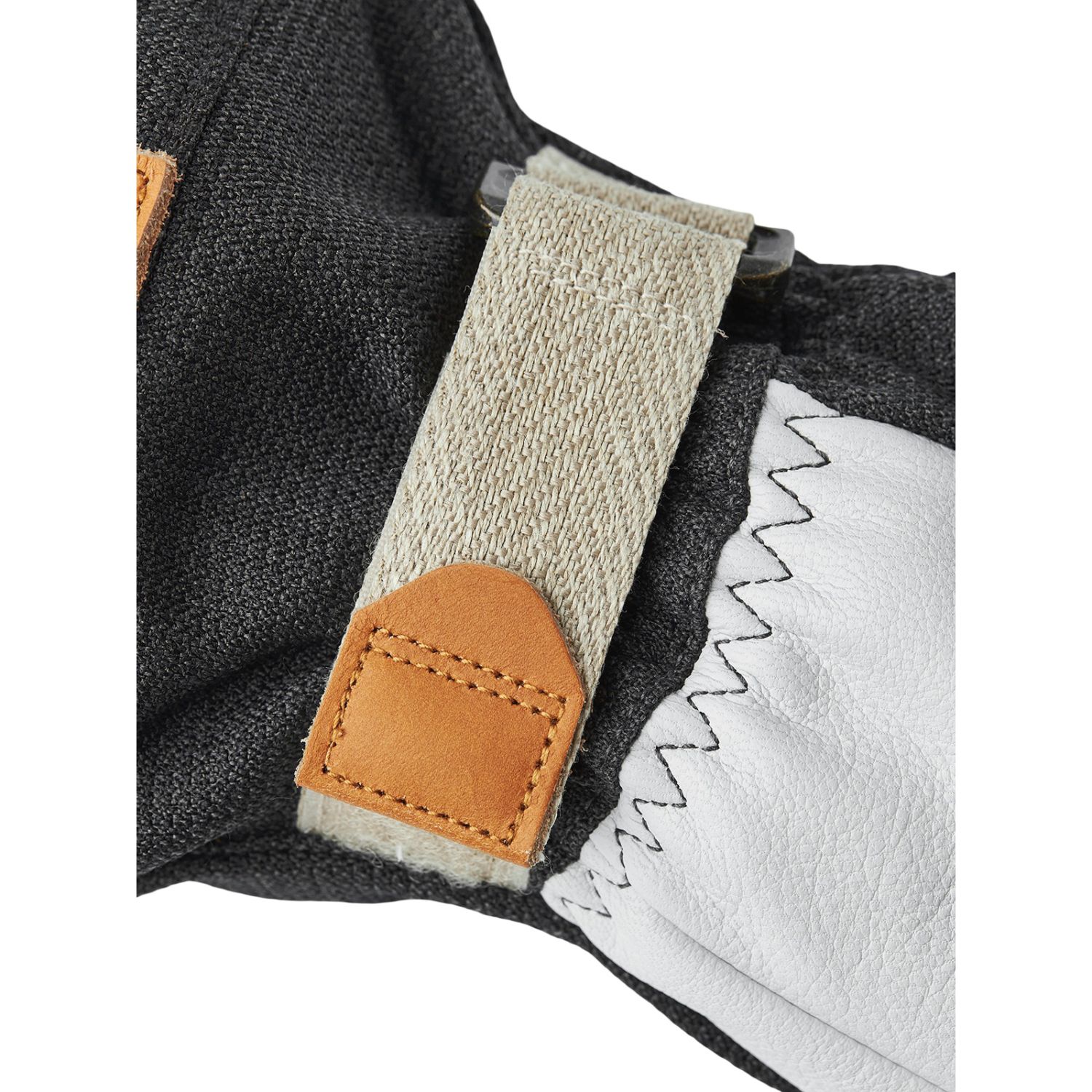 Guantes de esquí Hestra Army Leather Patrol Gauntlet, gris oscuro