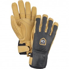 Guantes de esquí Hestra Ergo Grip Incline, gris/marrón