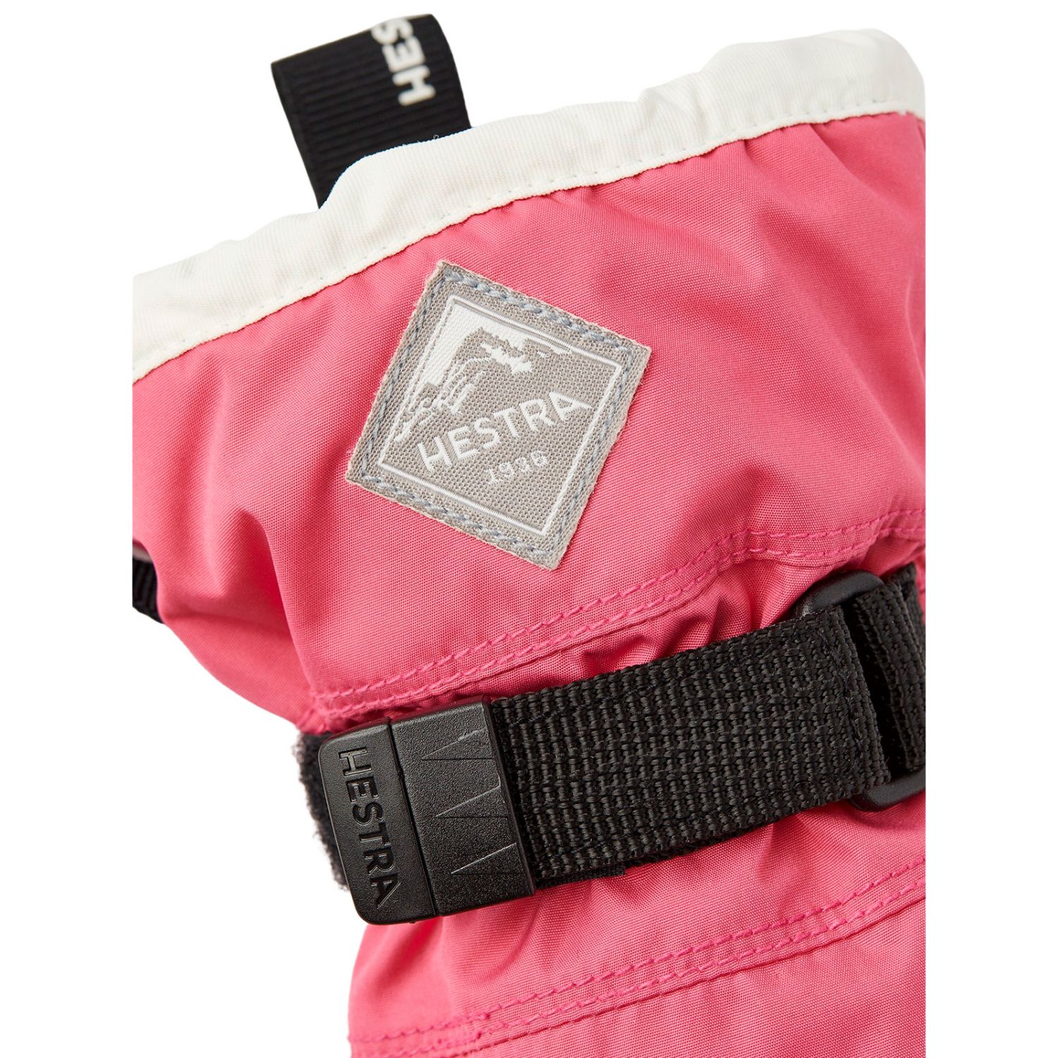 Guantes de esquí Hestra Gauntlet 3 dedos, junior, rosa