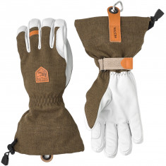 Guantes de patrulla de piel Hestra Army, guantes de esquí, oliva