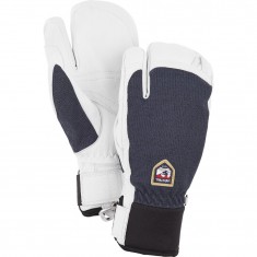 Guanti da sci a 3 dita Hestra Army Leather Patrol, navy