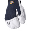 Guanti da sci a 3 dita Hestra Army Leather Patrol, navy