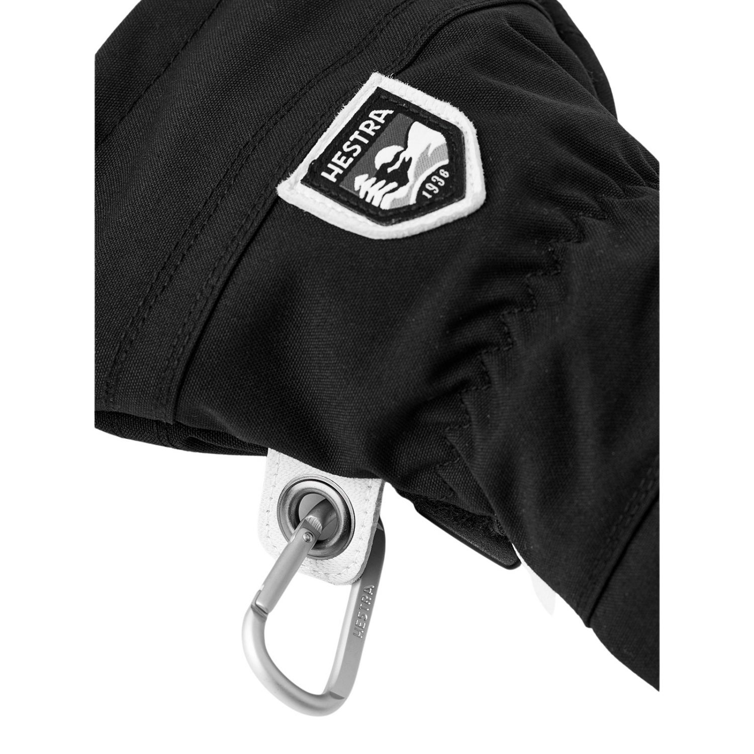 Guanti da sci Hestra Army Leather Heli, nero