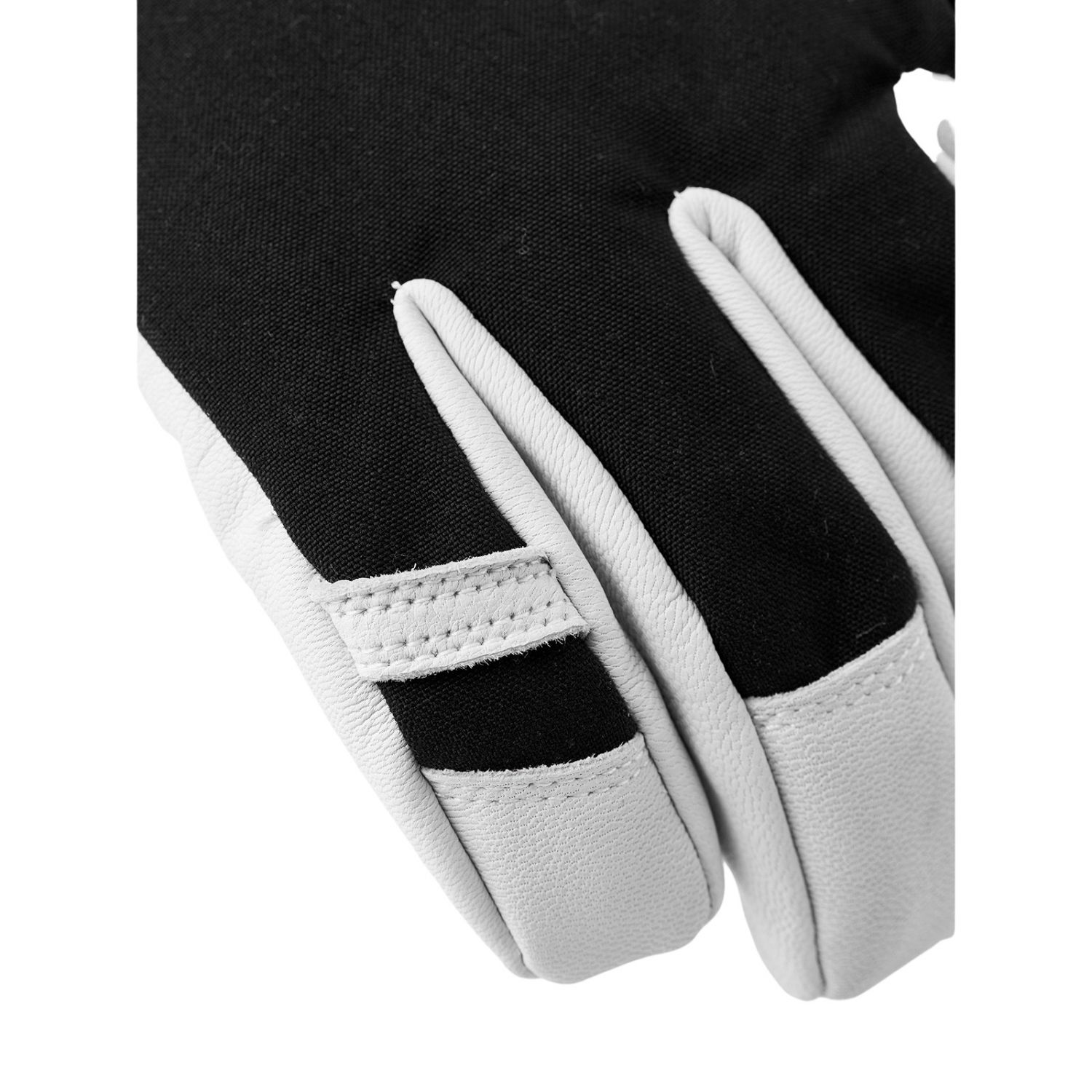 Guanti da sci Hestra Army Leather Heli, nero