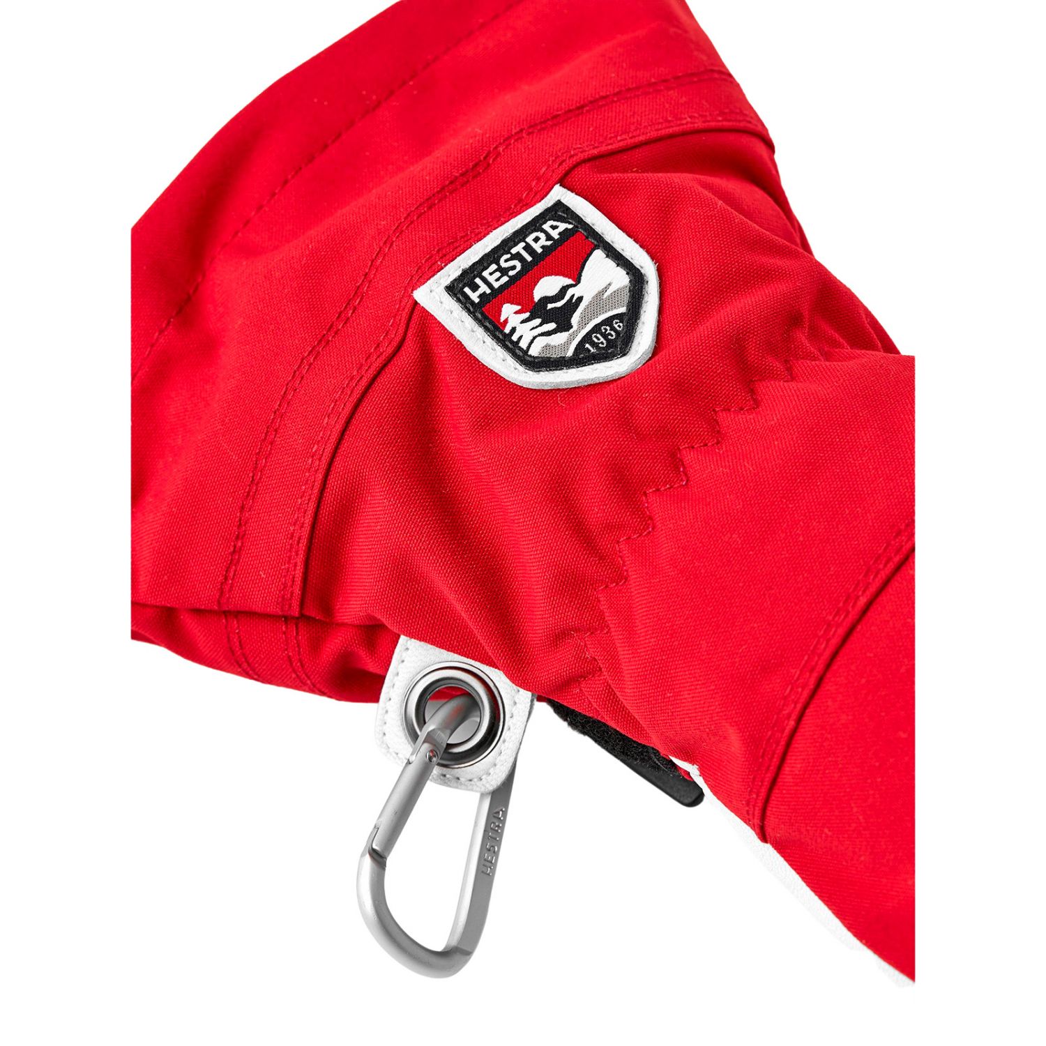 Guanti da sci Hestra Army Leather Heli, rosso