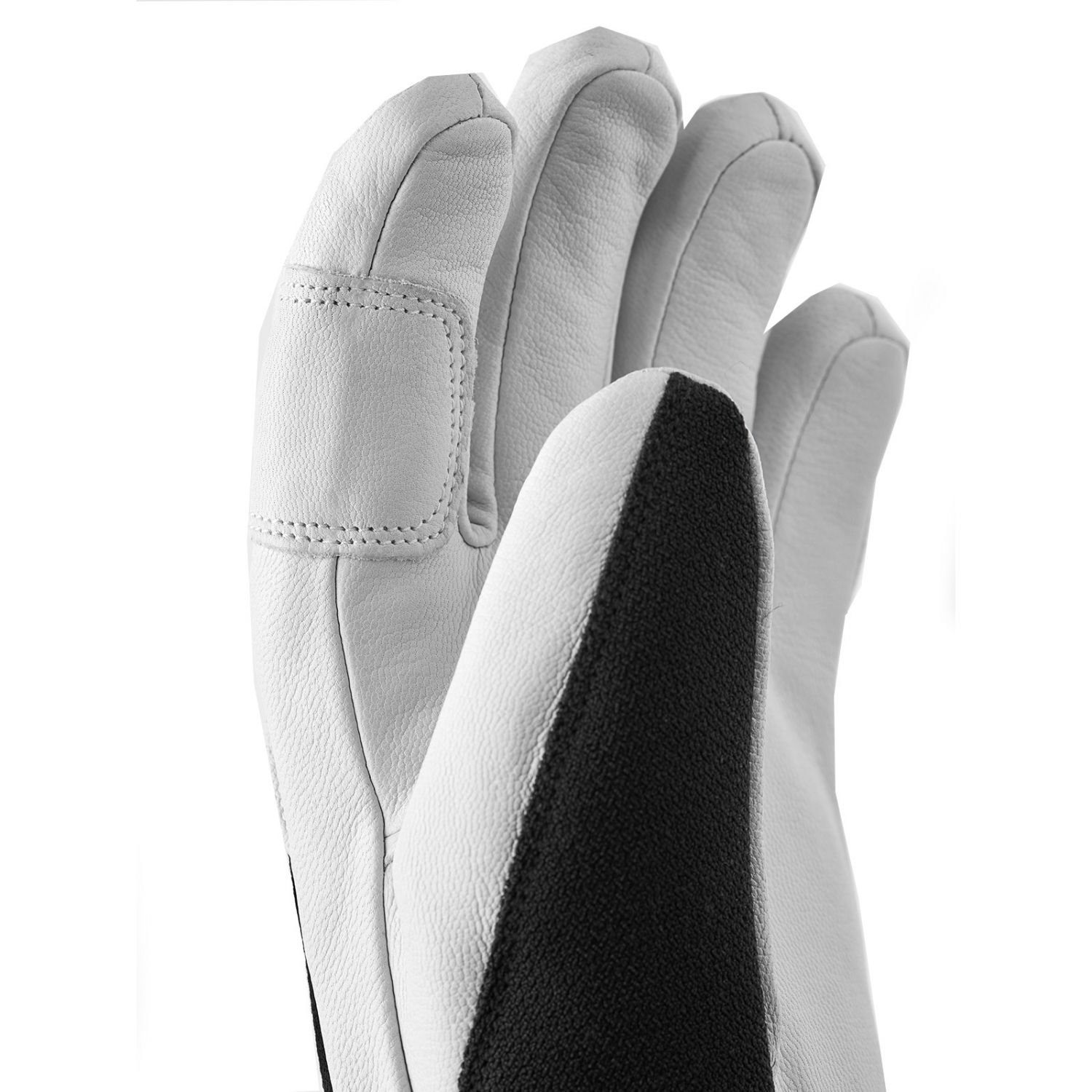 Guanti da sci Hestra Army Leather Patrol, donna, nero