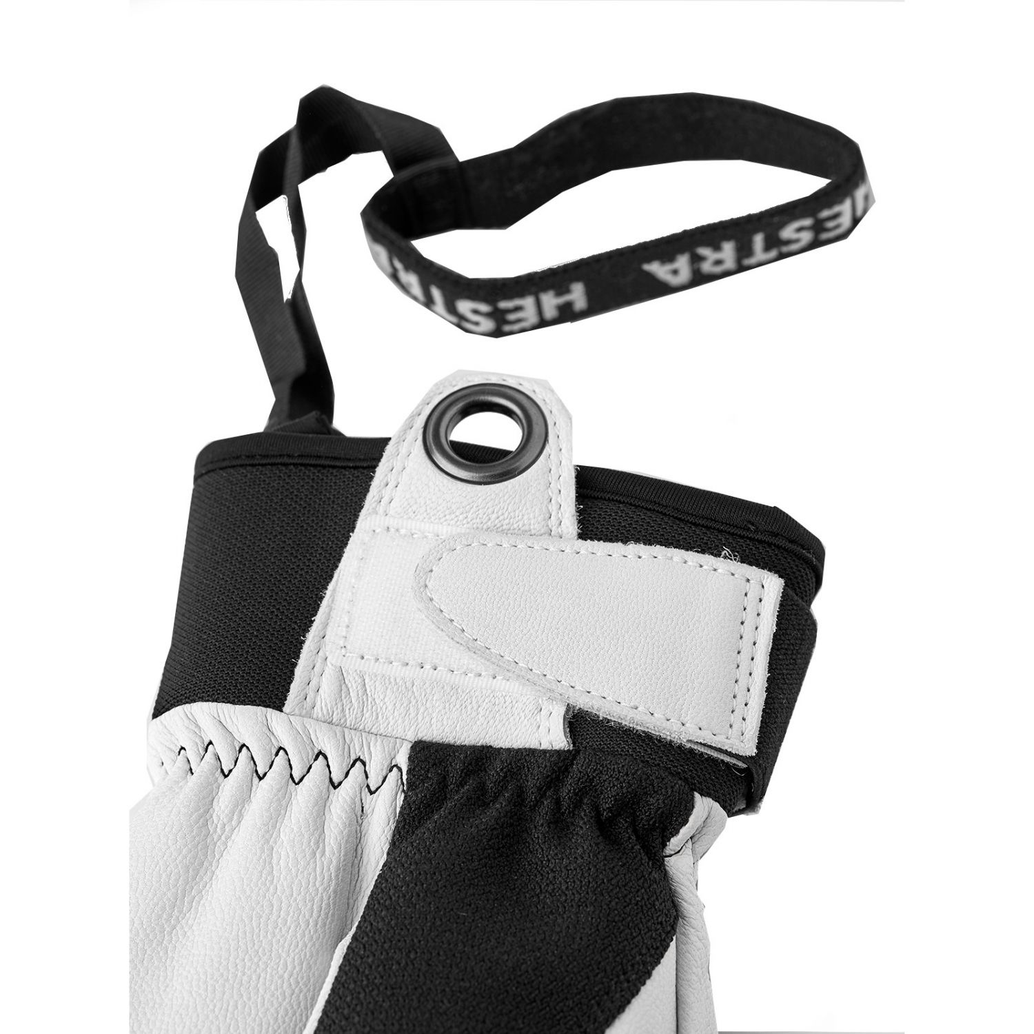 Guanti da sci Hestra Army Leather Patrol, donna, nero