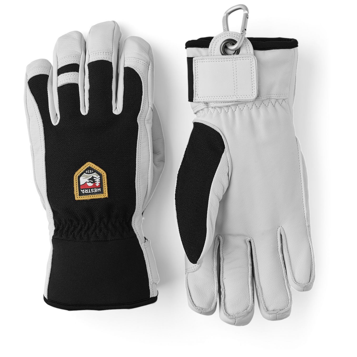 Guanti da sci Hestra Army Leather Patrol, nero