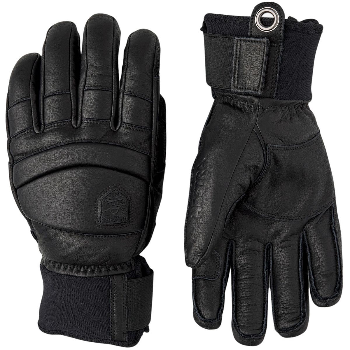 Guanti da sci Hestra Fall Line, nero/nero