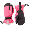 Guanti da sci Hestra Gauntlet a 3 dita, junior, rosa