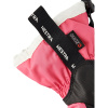 Guanti da sci Hestra Gauntlet a 3 dita, junior, rosa