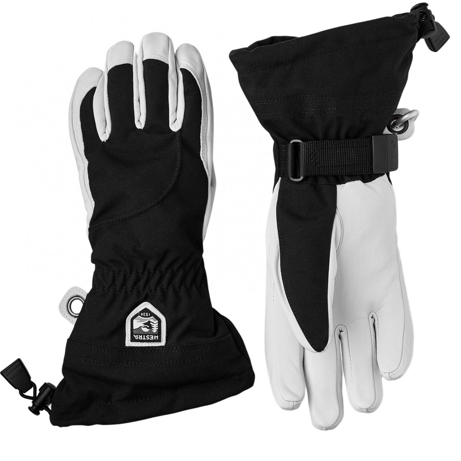 Guanti da sci Hestra Heli Ski, donna, nero
