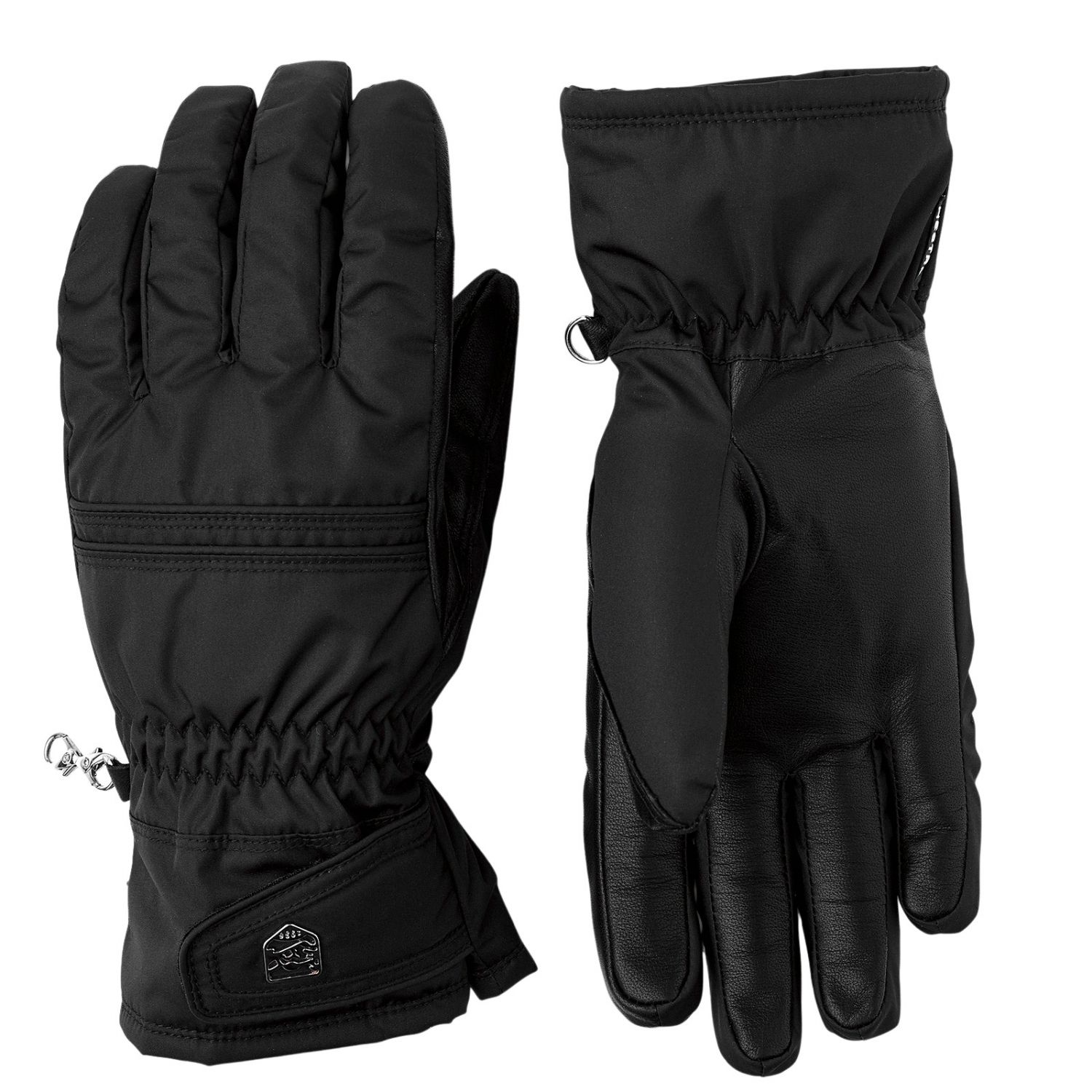 Guanto da sci Hestra Primaloft Leather, donna, nero