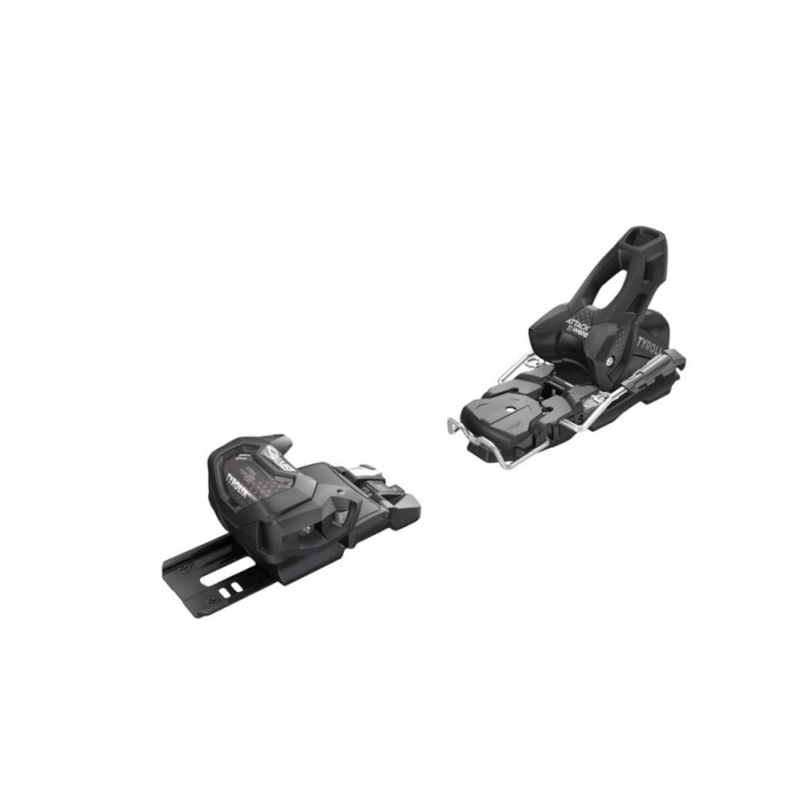 Head Attack Hybrid 11 MN/PT Brake 110, Skibindinger, Solid Black/Silver