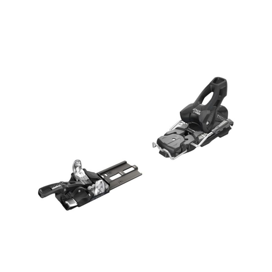 Head Attack Hybrid 11 MN/PT Brake 110, Skibindinger, Solid Black/Silver