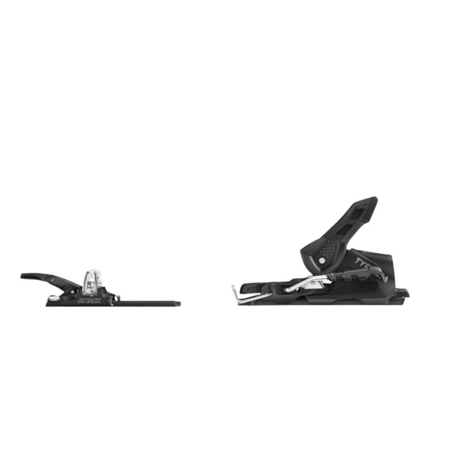 Head Attack Hybrid 11 MN/PT Brake 110, Skibindinger, Solid Black/Silver