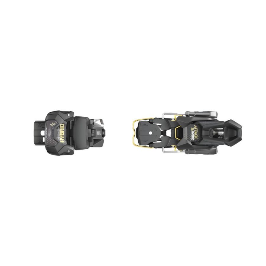 Head Attack Hybrid 14 MN/PT Brake 110, Skibindinger, Solid Black/Gold