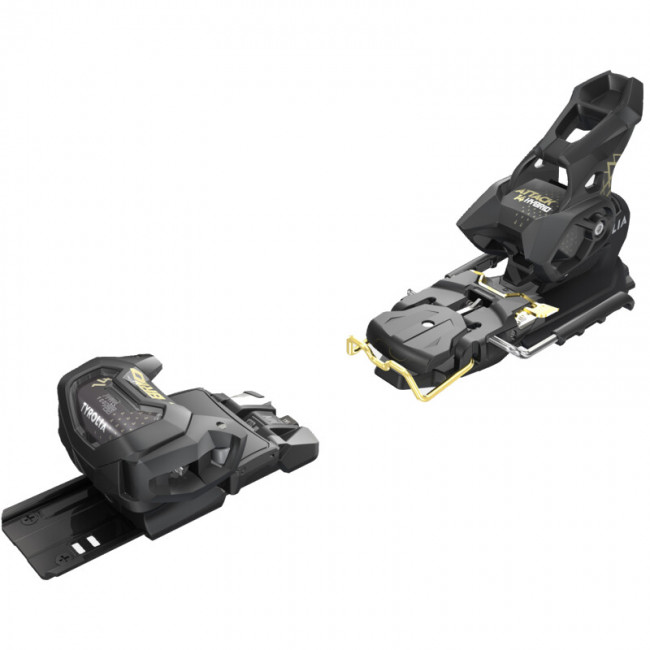 Head Attack Hybrid 14 MN/PT Brake 110, Skibindinger, Solid Black/Gold