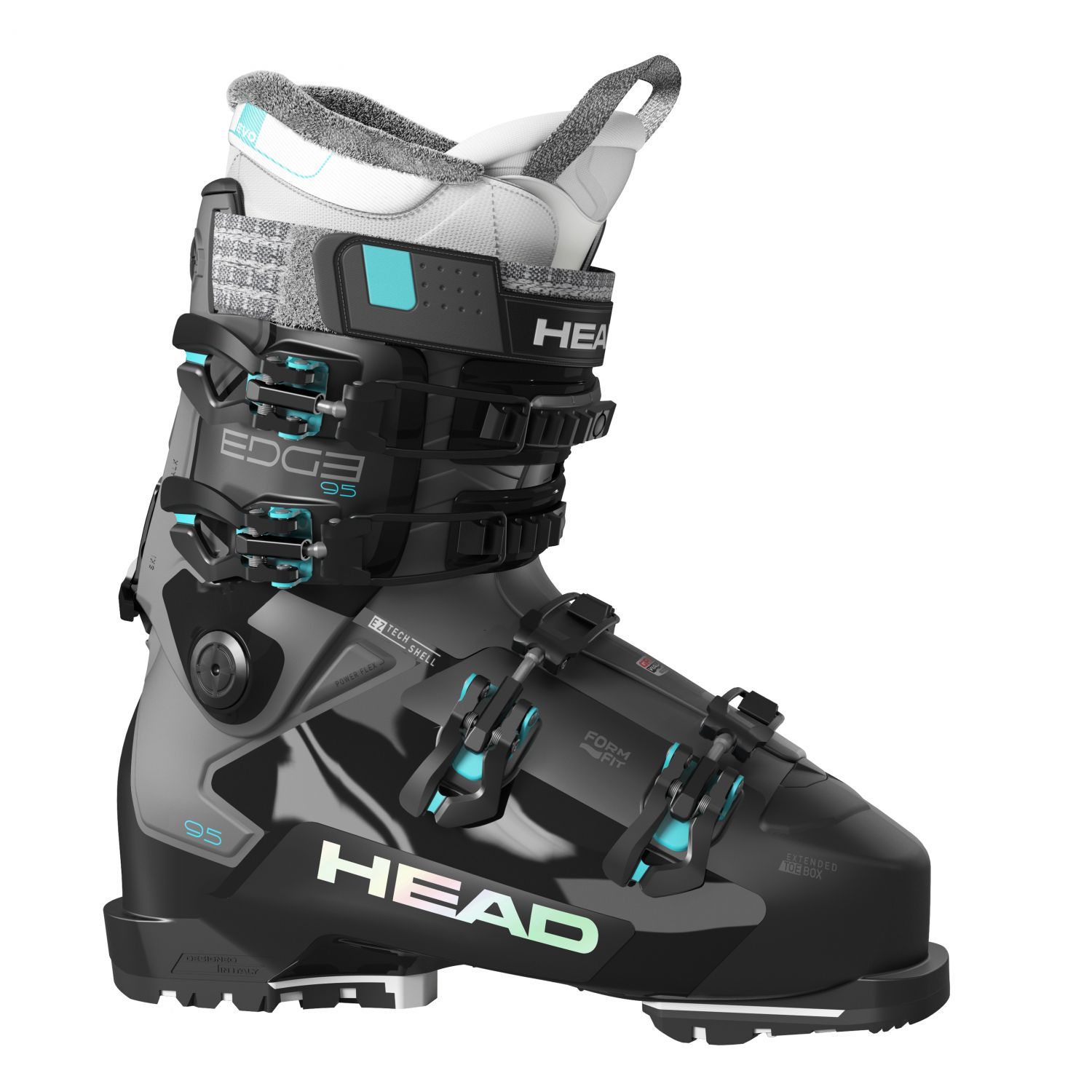 HEAD Edge 95 W HV GW, scarponi da sci, donna, nero/turchese