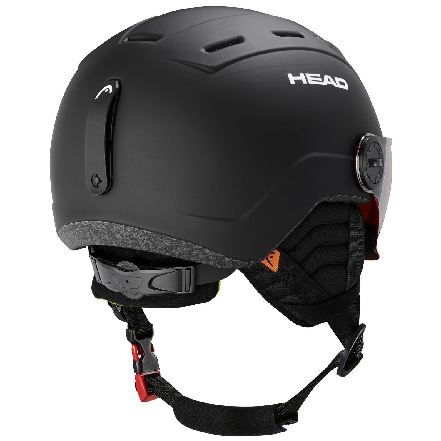 Head Mojo Visor MIPS, ski helm met vizier, junior, zwart