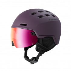 Head Rachel 5K, casco de esquí con visera, morado