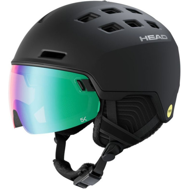 Head Radar 5K Photo MIPS, casque de ski avec visière, noir