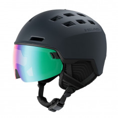 Head Radar Photo, kask narciarski z szyb?, ciemnoszary