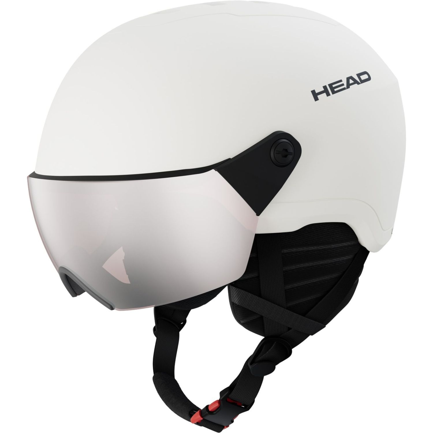 HEAD Yuki, kask narciarski z wizjerem, junior, biały