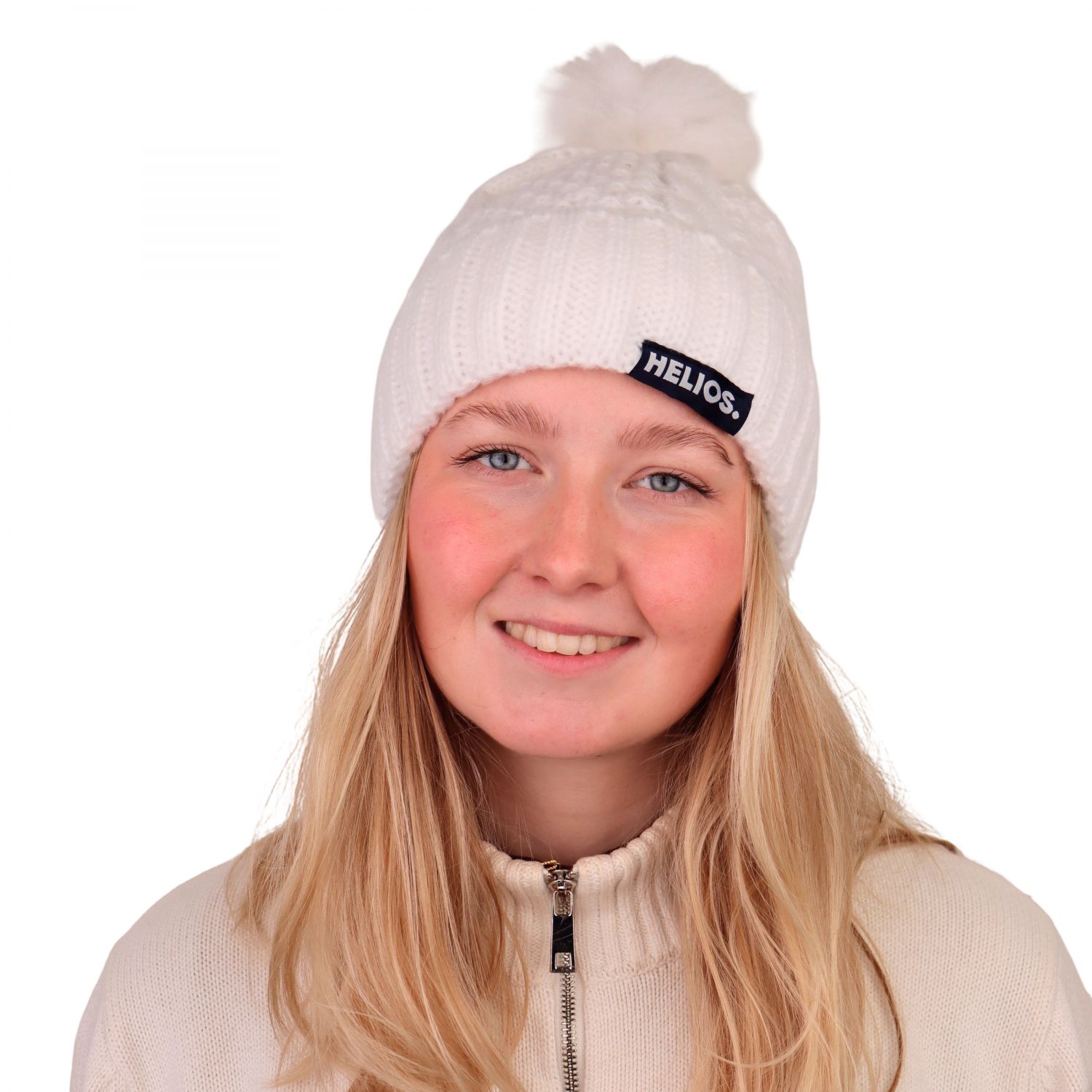 Helios Anni, gorro, blanco
