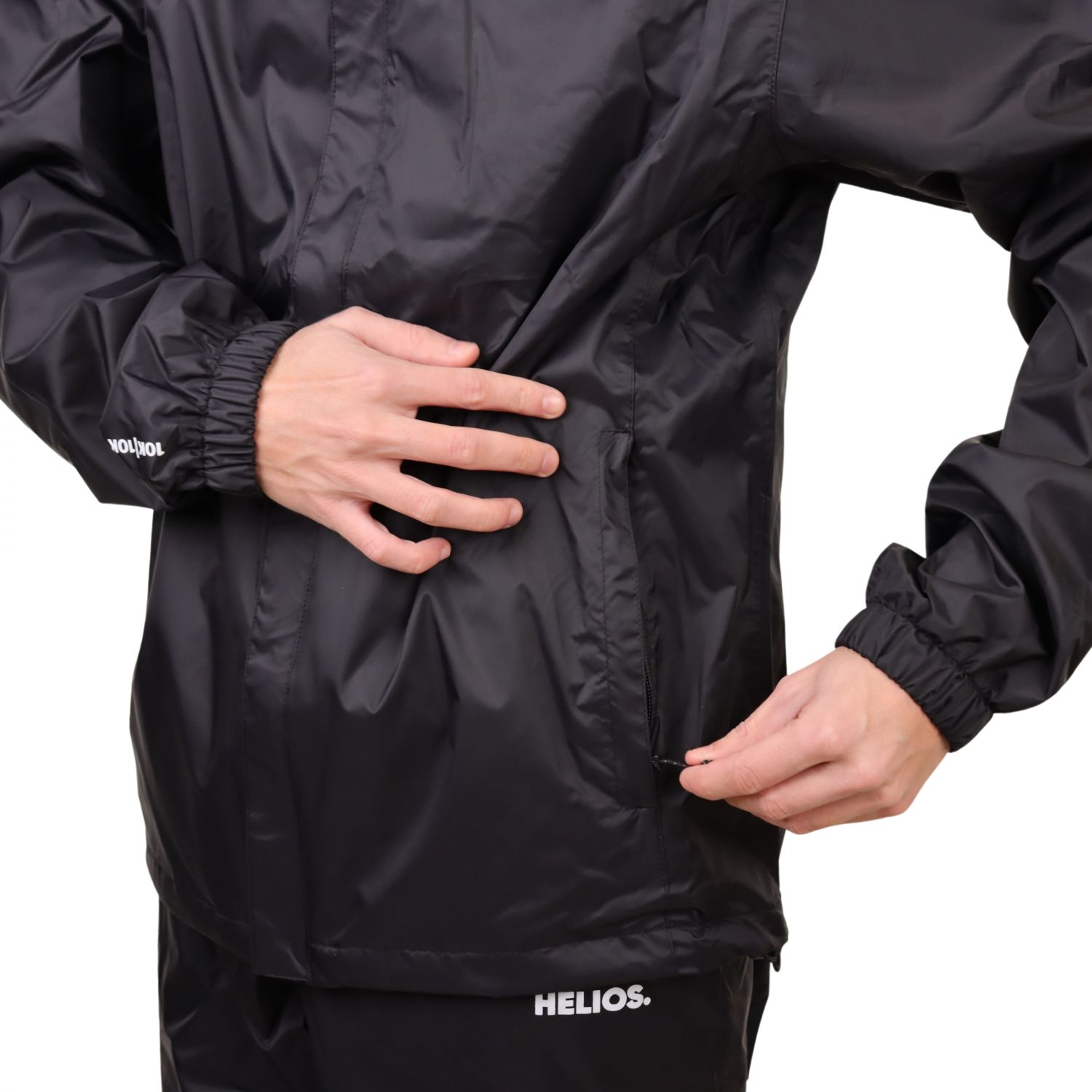 Helios Arctic, bunda do dažďa, pánska, čierna