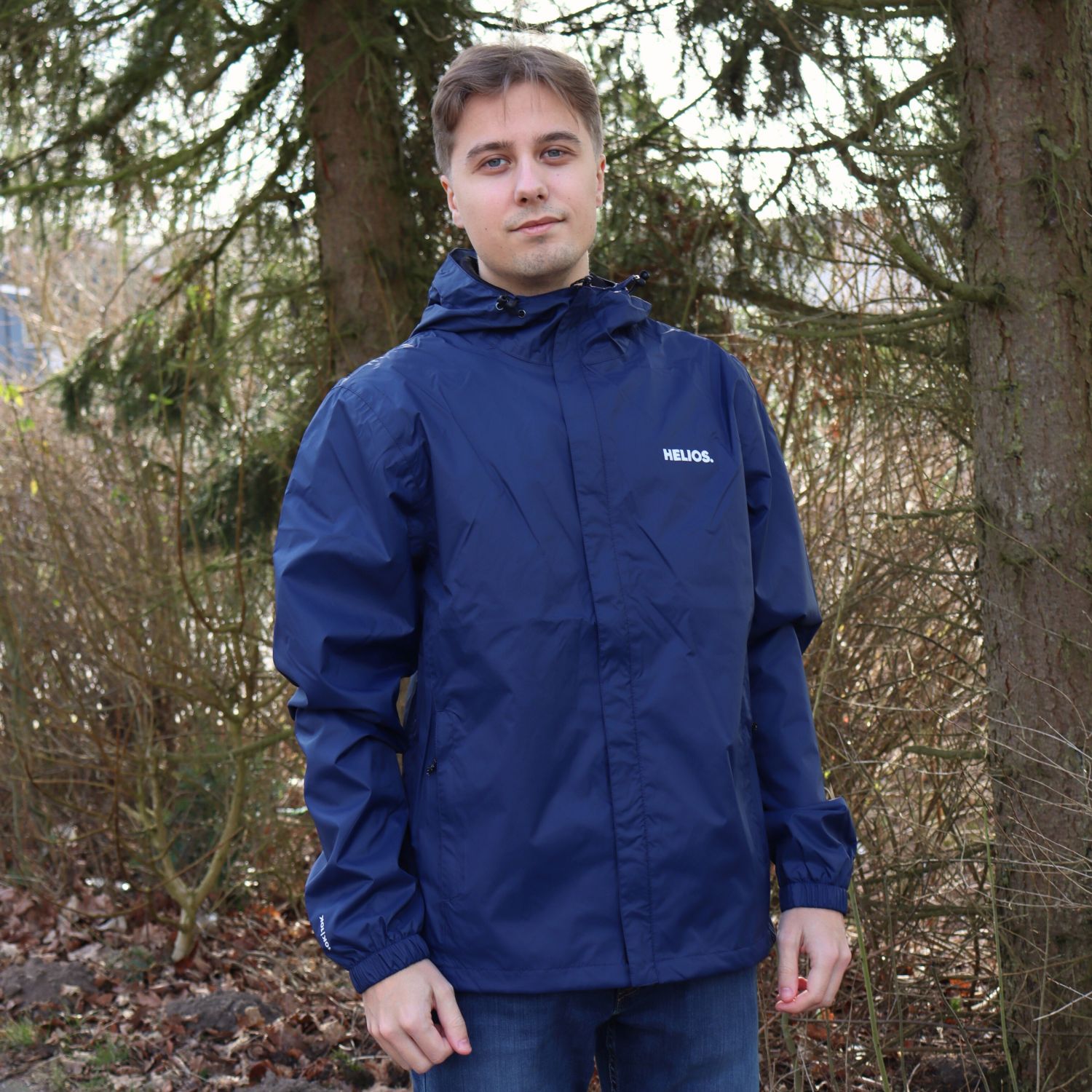 Helios Arctic, rain jacket, men, navy
