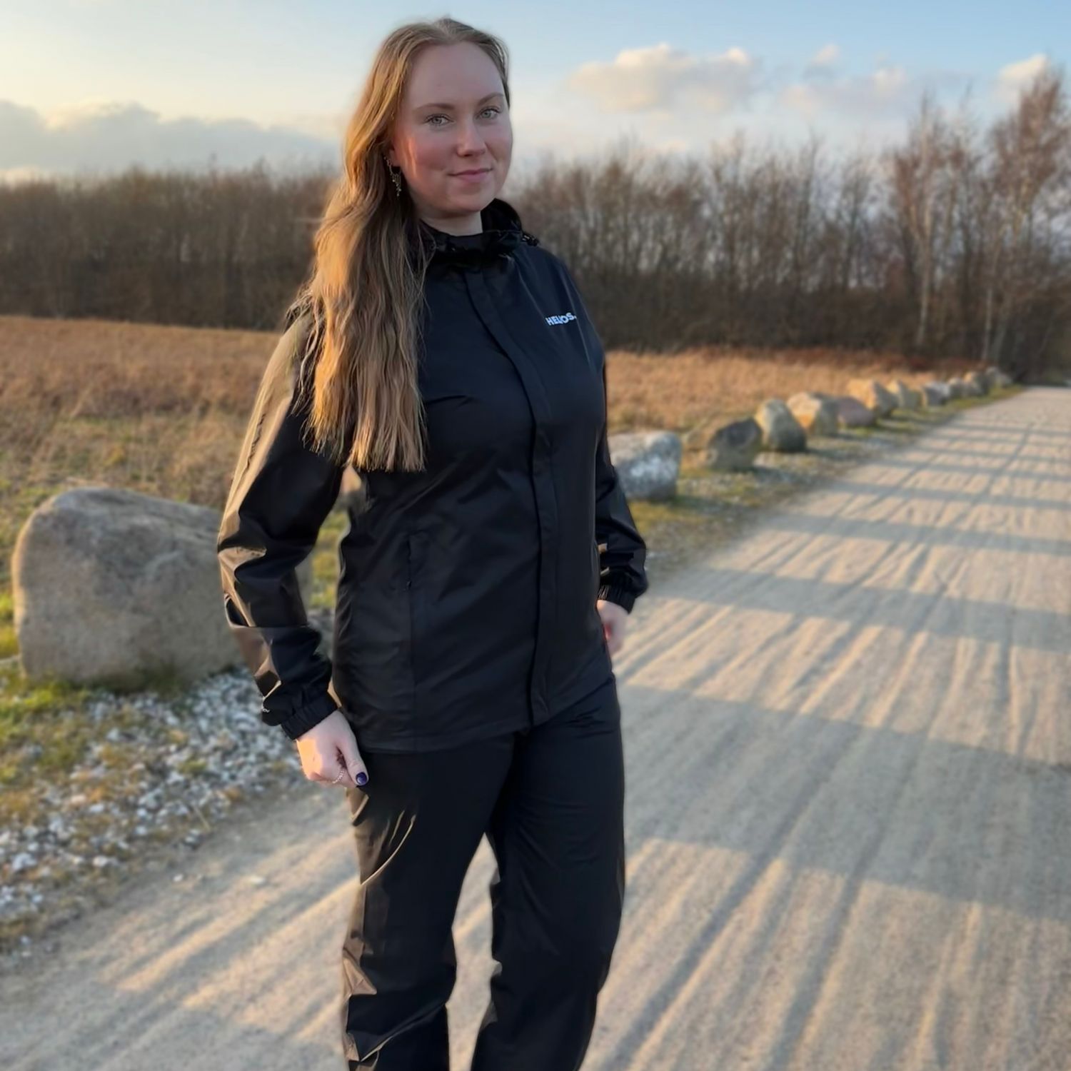 Helios Arctic, Regenjacke, Damen, schwarz