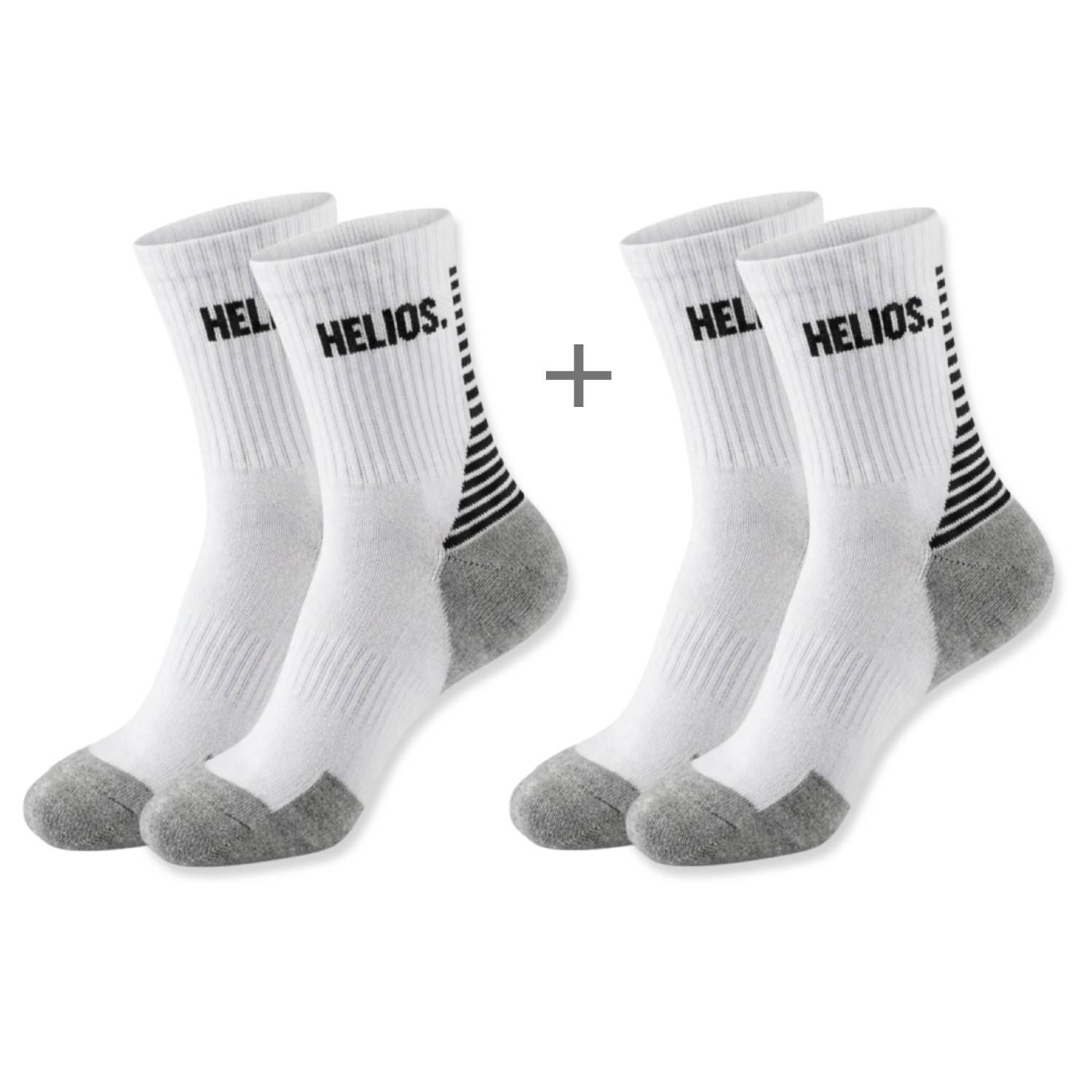HELIOS Coolmax bežecké ponožky, 2 páry, biele