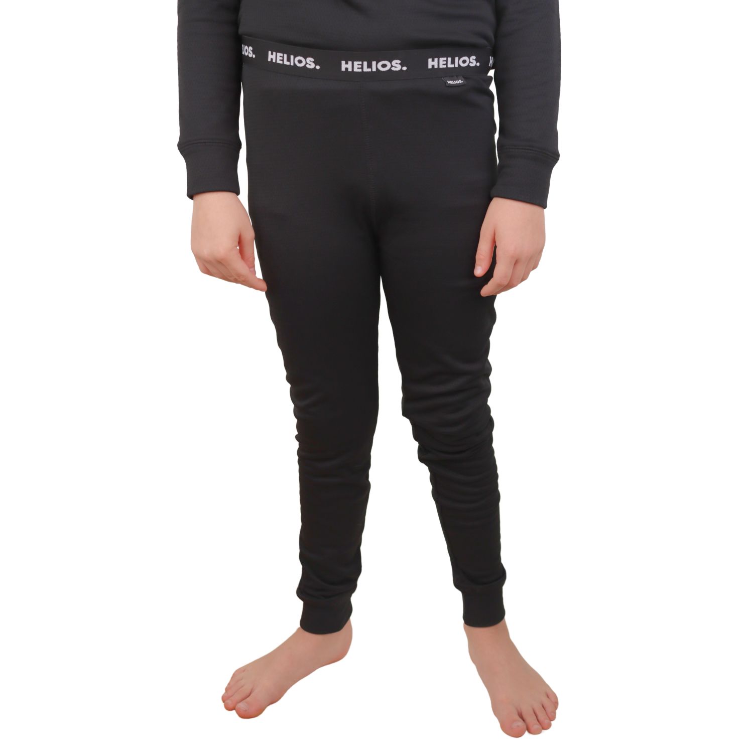Helios Essential, baselayer, junior, black, 2 sets