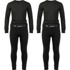 Helios Essential, baselayer, junior, black, 2 sets