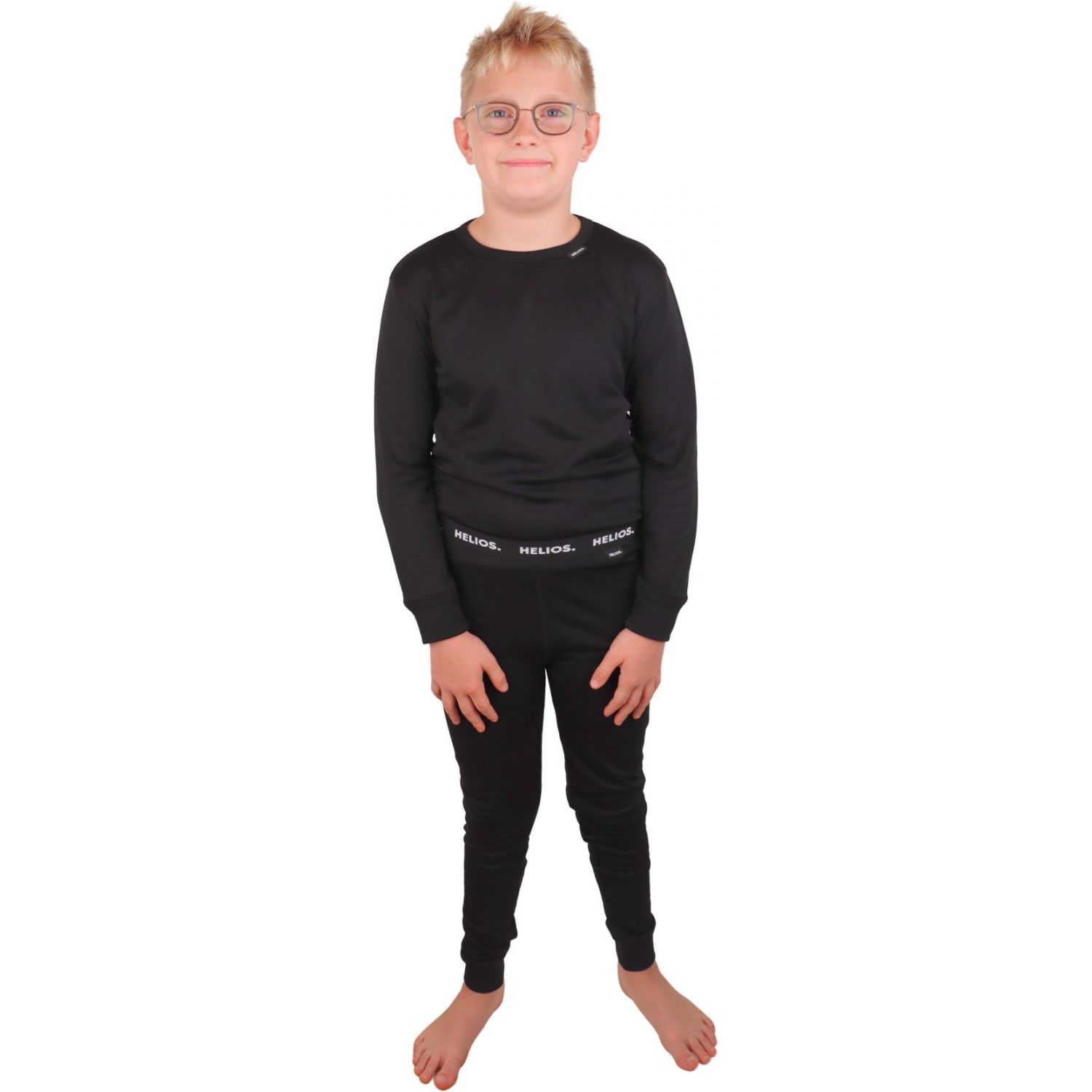 Helios Essential, lenjerie de schi, junior, negru