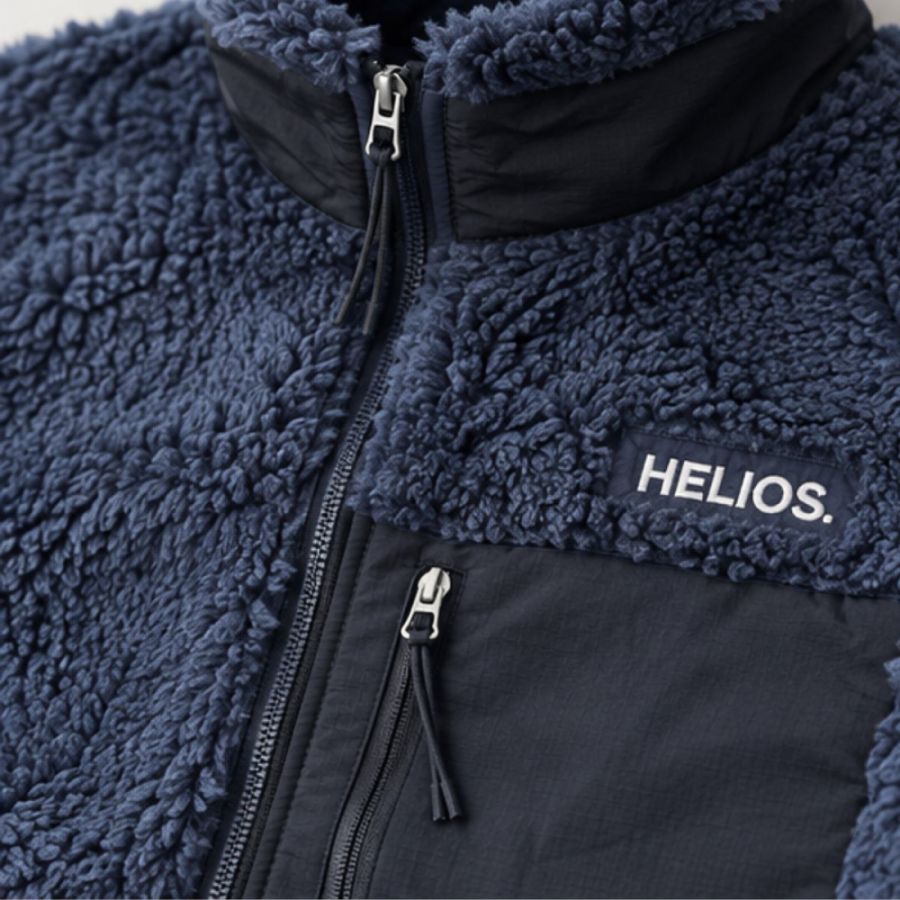 Helios Fjord Quilt, Fleecejakke, Navy