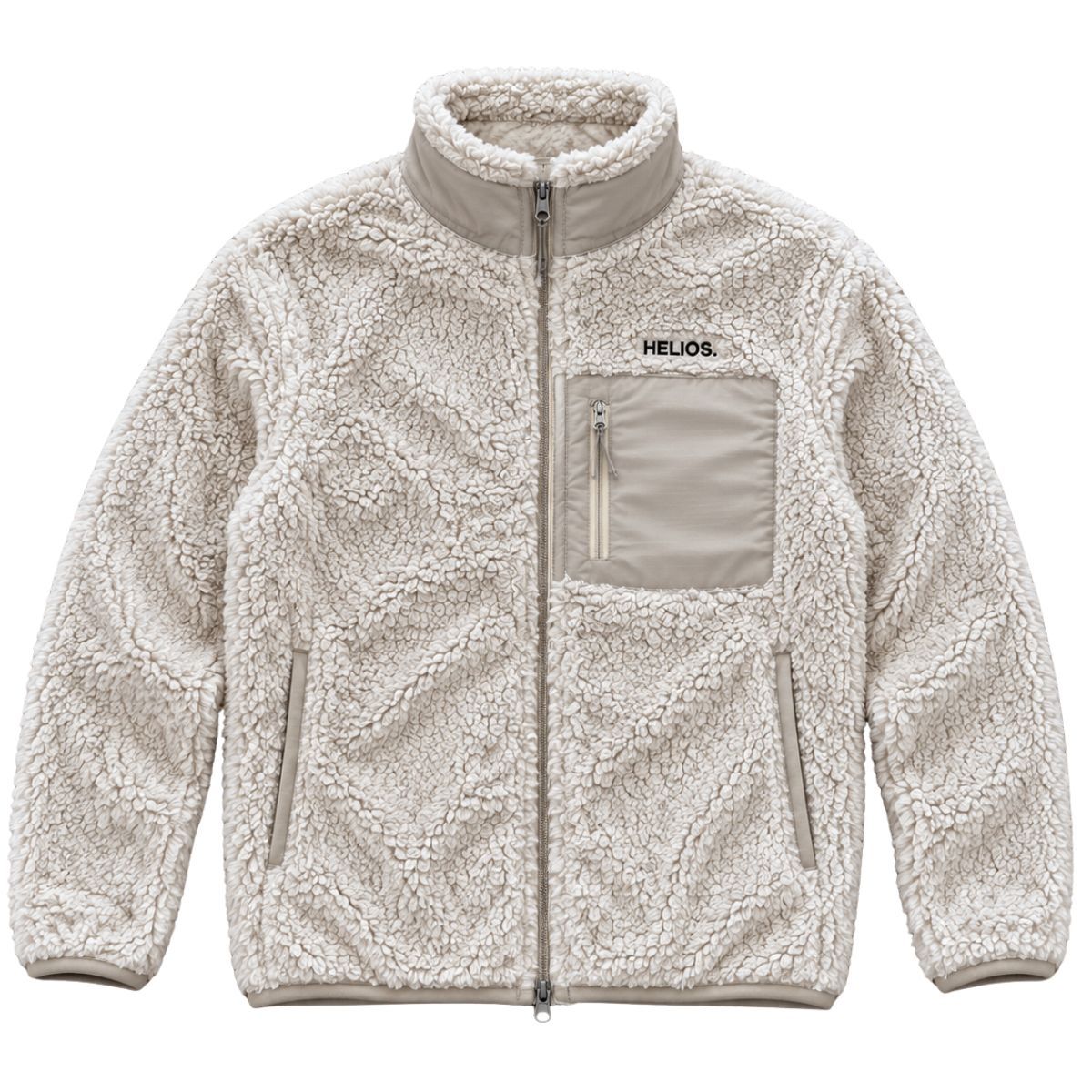 HELIOS Fjord Quilted, fleece jacket, beige