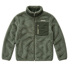 HELIOS Fjord Quilted, fleece-takki, vihreä