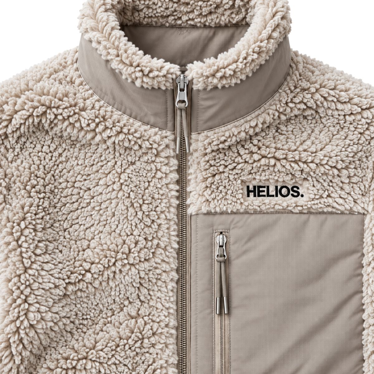 HELIOS Fjord Quilted, Fleecejacke, beige