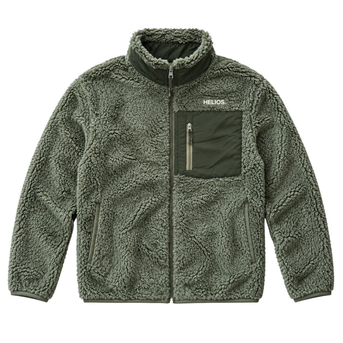 HELIOS Fjord Quilted, Fleecejacke, grün