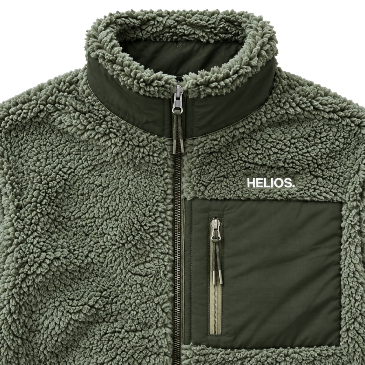 HELIOS Fjord Quilted, Fleecejacke, grün