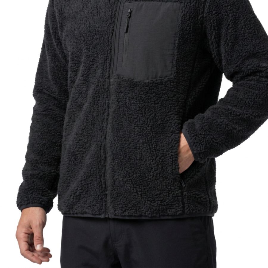 HELIOS Fjord Quilted, Fleecejakke, Black