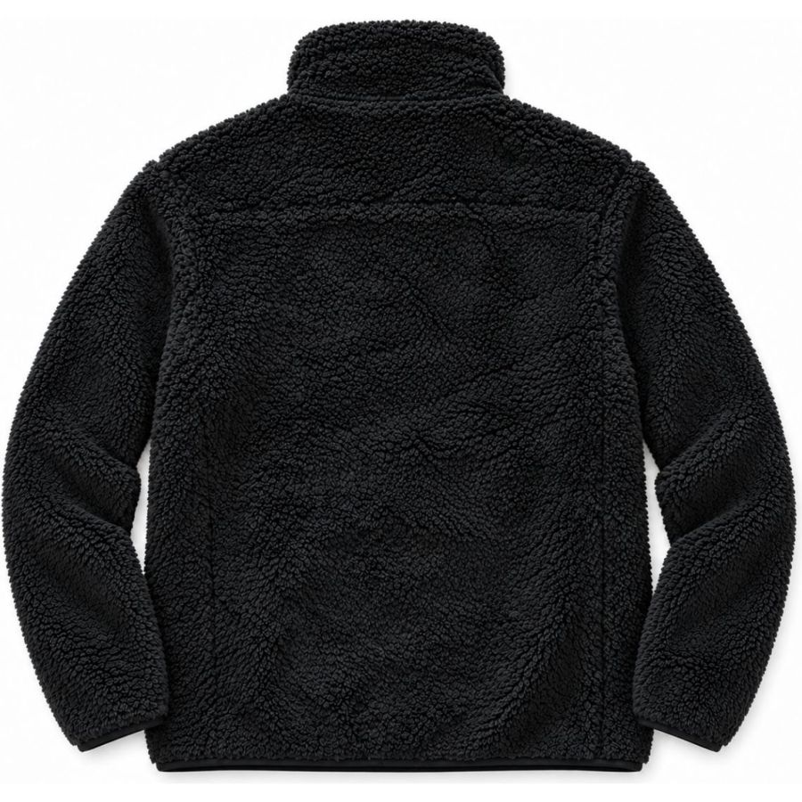 HELIOS Fjord Quilted, fleecetrøje, sort