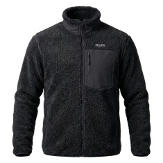 HELIOS Fjord Quilted, pile fleecejakke, sort