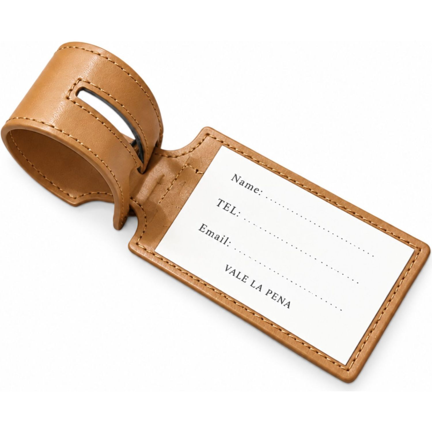 HELIOS Hangtag, brun