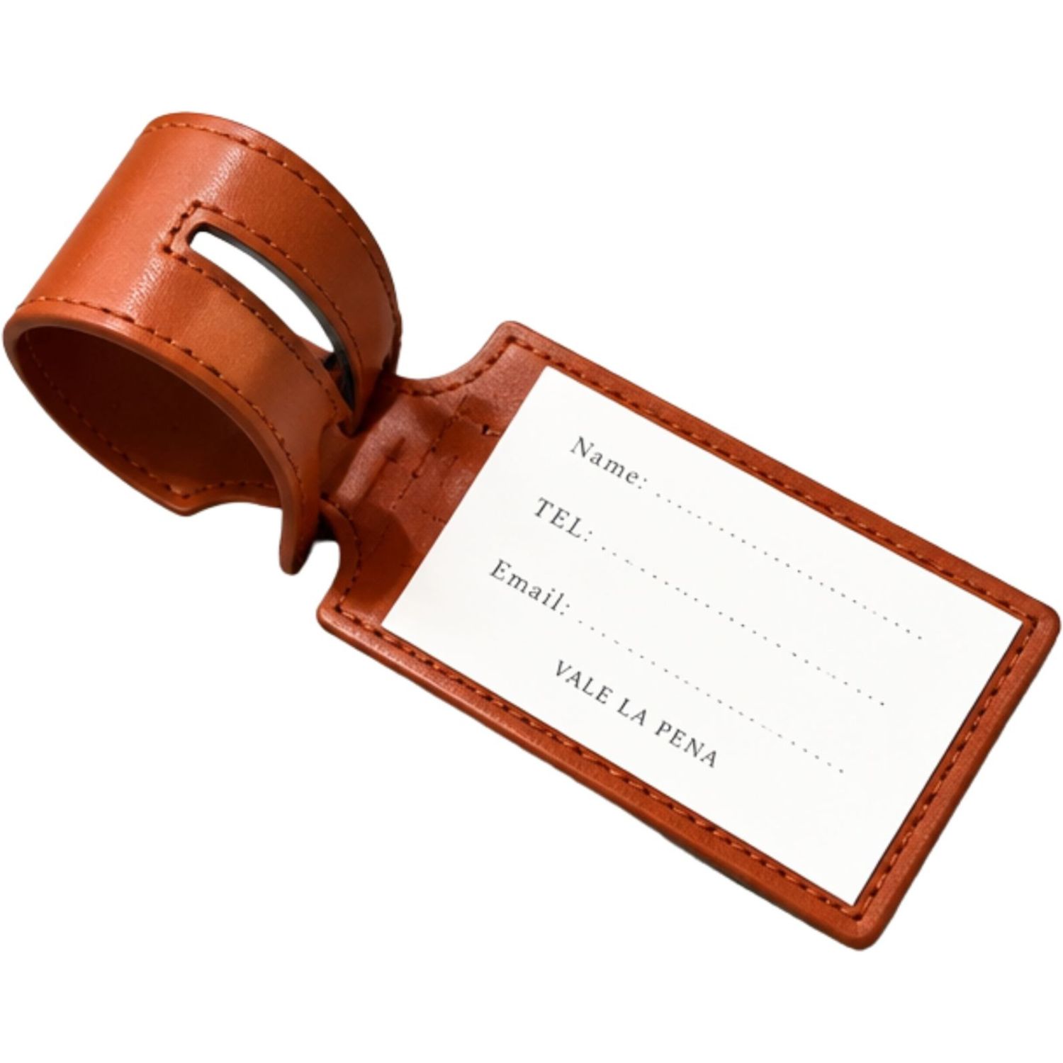 HELIOS Hangtag, brun