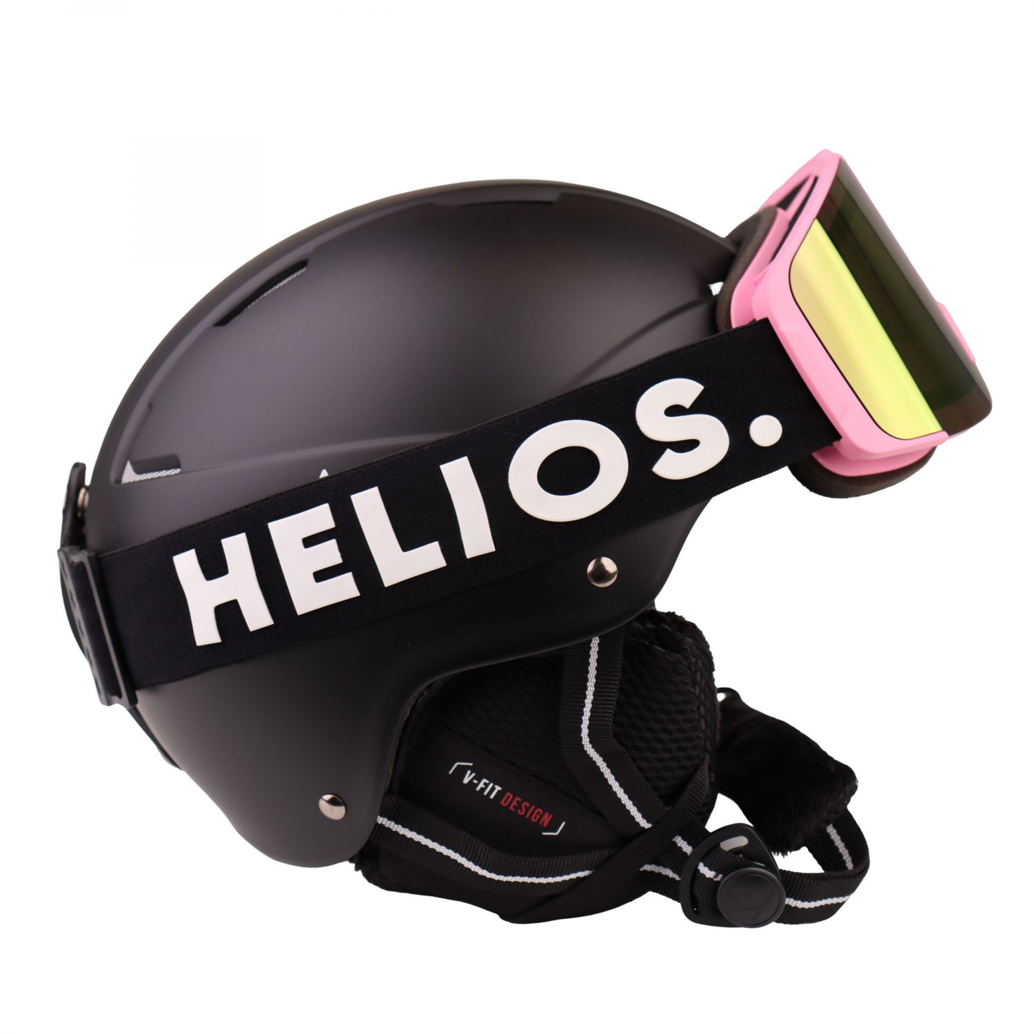 Helios Kiddo, lyžiarske okuliare, junior, ružové